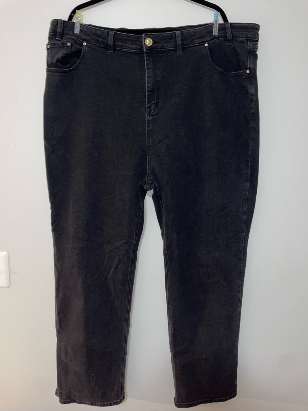 Fashion Brand Company Gray Black Tall Nap Jeans for Big Butts 4x